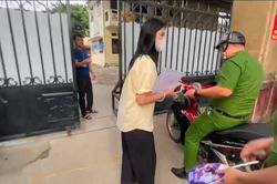 Công an xã Vị Xuyên đưa thí sinh ngủ quên đến Điểm thi kịp giờ