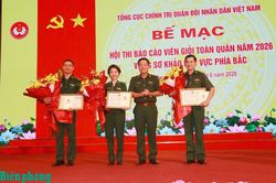 Bộ đội Biên phòng đạt thành tích tốt tại Hội thi Báo cáo viên giỏi toàn quân năm 2026 vòng sơ khảo khu vực phía Bắc