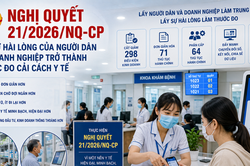 Nghị quyết 21/2026/NQ-CP: Khi sự hài lòng của người dân và doanh nghiệp trở thành thước đo cải cách y tế