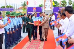 15 hài cốt liệt sĩ hy sinh tại Campuchia hồi hương về đất mẹ Việt Nam