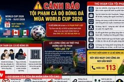 Công an Ninh Bình mở cao điểm xử lý tội phạm liên quan cá độ mùa World Cup