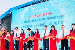Phó Bí thư Thường trực Tỉnh ủy Hoàng Nghĩa Hiếu dự Lễ khánh thành nhà máy sản xuất bột canxi cacbonat nặng Yabashi Việt Nam