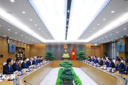 Thủ tướng Lê Minh Hưng tiếp Chủ tịch Cơ quan Hợp tác Quốc tế Nhật Bản