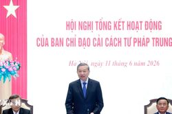 Hội nghị tổng kết hoạt động của Ban Chỉ đạo cải c&aacute;ch Tư ph&aacute;p Trung ương
