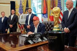 Khả năng Tổng thống Trump dự trận ra quân của đội tuyển Mỹ tại World Cup