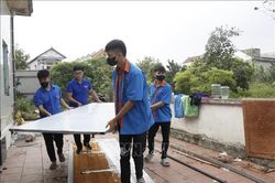 Thanh niên đóng góp sức trẻ xây dựng quê hương
