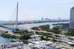 Giá trúng thầu tổ hợp pháo hoa Đà Nẵng cao hơn 30.000 đồng/m2 so với giá khởi điểm
