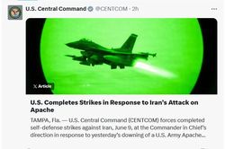 Mỹ và Iran rơi vào vòng xoáy trả đũa sau vụ Apache bị bắn rơi