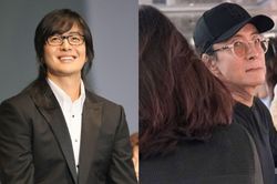 Bae Yong Joon 'Bản tình ca mùa đông' hiếm hoi xuất hiện bên vợ con sau nhiều năm sống khép kín