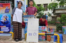 3 'chiến sĩ nhí' nối dài yêu thương trong mùa thi