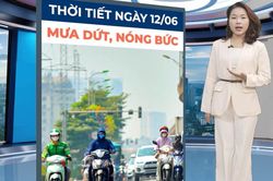 Bản tin thời tiết ngày 12/6: Nắng nóng cục bộ tái xuất ở Bắc Bộ, một số nơi có mưa dông