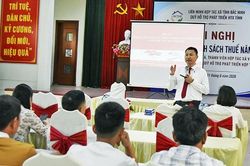 Bắc Ninh: Tập huấn chính sách thuế mới cho các hợp tác xã