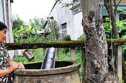 Nhiều địa phương thiếu nước sinh hoạt