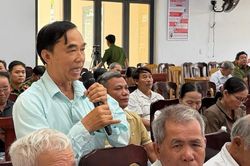 Nhân dân góp ý xây dựng đội ngũ cán bộ, công chức và công an phường Điện Bàn Đông