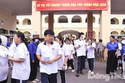 Đồng Tháp: Hơn 36.700 thí sinh hoàn thành môn Toán, đề thi vừa sức và có tính phân hóa