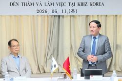 Chủ tịch UBND tỉnh Phạm Anh Tuấn làm việc với các tổ chức, doanh nghiệp Hàn Quốc