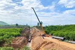 Hệ thống dẫn nước hồ Sông Chò 1: Sớm gỡ nút thắt mặt bằng
