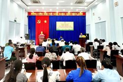 Ủy ban MTTQ Việt Nam xã Khánh Vĩnh sơ kết công tác 6 tháng đầu năm