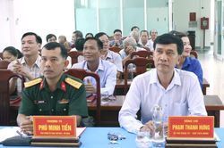 Phường Đô Vinh sơ kết công tác quốc phòng, quân sự địa phương 6 tháng đầu năm