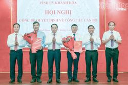 Khánh Hòa bổ nhiệm Trưởng Ban Nội chính Tỉnh ủy, Giám đốc Báo và Phát thanh, Truyền hình Khánh Hòa, Chủ tịch Hội đồng thành viên Tổng Công ty Khánh Việt