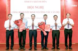 Kh&aacute;nh H&ograve;a bổ nhiệm Trưởng Ban Nội ch&iacute;nh Tỉnh ủy, Gi&aacute;m đốc B&aacute;o v&agrave; Ph&aacute;t thanh, Truyền h&igrave;nh Kh&aacute;nh H&ograve;a, Chủ tịch Hội đồng th&agrave;nh vi&ecirc;n Tổng C&ocirc;ng ty Kh&aacute;nh Việt