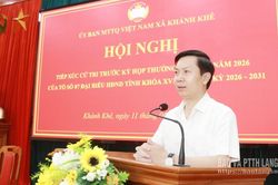 Tổ đại biểu số 7 HĐND tỉnh tiếp xúc cử tri tại xã Khánh Khê