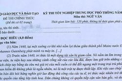 Đề Ngữ văn thi tốt nghiệp trung học phổ thông 2026