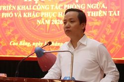 Triển khai công tác phòng ngừa, ứng phó và khắc phục hậu quả thiên tai năm 2026