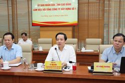 Chủ tịch UBND tỉnh Lê Hải Hòa làm việc với Tổng Công ty Xây dựng Số 1 về định hướng nghiên cứu, đầu tư các dự án năng lượng và khoáng sản trên địa bàn tỉnh