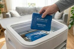 Cách sử dụng đá khô cho quạt hơi nước