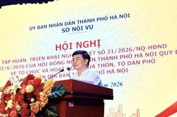 Hà Nội tập huấn triển khai Nghị quyết 21 về tổ chức và hoạt động thôn, tổ dân phố