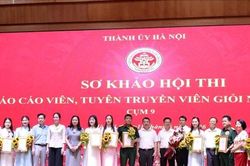 12 báo cáo viên, tuyên truyền viên tranh tài, lan tỏa khát vọng phát triển Thủ đô