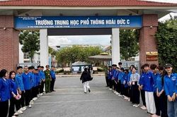 Ngày thi đầu tiên tại xã Sơn Đồng diễn ra an toàn, đúng quy chế