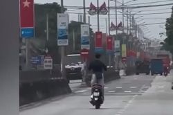 Buông cả hai tay, đánh võng giữa đường, nam thanh niên trả giá đắt