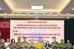 Nghiệm thu thành công đề tài khoa học cấp Bộ tổng kết lịch sử công tác bảo đảm an ninh, trật tự của Công an Hà Nội giai đoạn 1975-1986