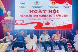 Đắk Lắk: Lan tỏa tinh thần nhân ái tại Ngày hội hiến máu tình nguyện
