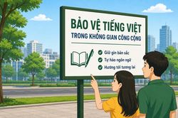 Bảo vệ tiếng Việt trong không gian công cộng