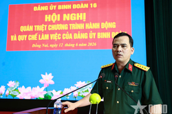 Đảng ủy Binh đoàn 16 quán triệt chương trình hành động và quy chế làm việc