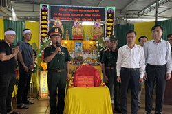 Đón nhận, truy điệu và an táng hài cốt liệt sĩ Nguyễn Xuân Hồng