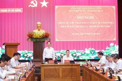 Thông qua dự thảo báo cáo kiểm tra đối với Ban Thường vụ Thành ủy Đà Nẵng