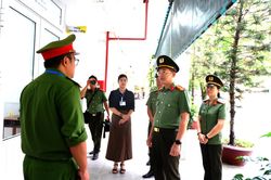 Lãnh đạo Công an thành phố Đà Nẵng kiểm tra công tác đảm bảo an ninh trật tự tại các điểm thi