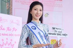Nữ sinh cao 1m76 của Trường Đại học Khoa học (Đại học Thái Nguyên) nuôi giấc mơ tỏa sáng trên sân khấu sắc đẹp