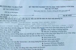 Gợi ý đáp án môn Tin học Kỳ thi tốt nghiệp THPT 2026