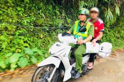 Thí sinh ở Tuyên Quang ngủ quên, hỏng xe giữa đường được Công an đón đi thi