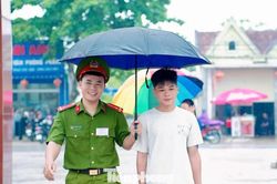 Tiếp sức sĩ tử, lan tỏa hình ảnh đẹp người chiến sĩ Công an
