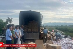 Tiêu hủy gần 6.000 chai dầu gội, dầu xả vi phạm trong lĩnh vực mỹ phẩm