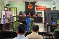 Phòng 1, VKSND tỉnh Lào Cai phối hợp xét xử trực tuyến, lưu động, rút kinh nghiệm