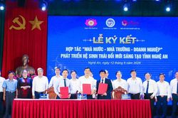 Nghệ An: Phát triển hệ sinh thái đổi mới sáng tạo theo mô hình liên kết '3 nhà'
