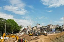 Hà Nội điều chỉnh giao thông nút giao Láng Hạ-Giảng Võ để thi công cầu vượt
