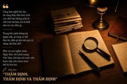 Thẩm định, thẩm định và thẩm định